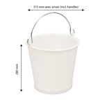 thumbnail of GILAC Seau rond - 10 L - Blanc G615021