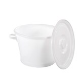 thumbnail of GILAC Couvercle pour conteneur rond à poignées noires 50 L et baquet 35 L - blanc - Blanc G152021