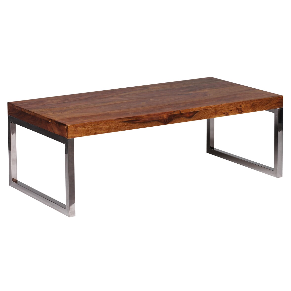 Massiver Couchtisch 120cm Wohnzimmertisch Holz Tisch Massiv Beistelltisch