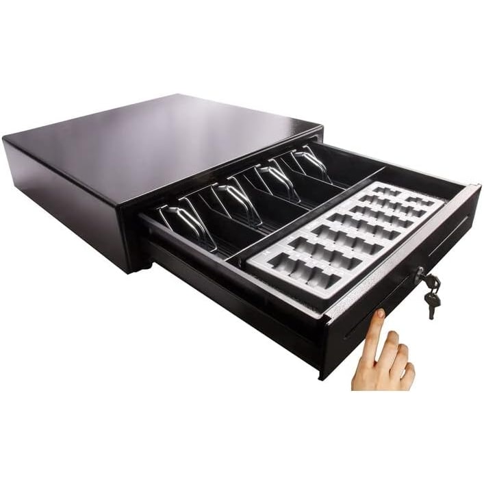 Touch-Kassenlade iQCash350MB mit Münzzählbrett, Kassenschublade Geldlade Geldschublade