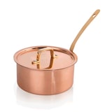 thumbnail of Casserole laiton avec couvercle 1.7 litres diam 16cm - WAS Germany