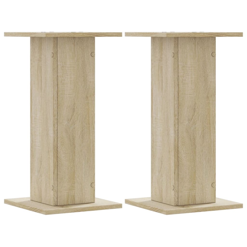 vidaXL Pflanzenständer 2 Stk. Sonoma-Eiche 30x30x60 cm Holzwerkstoff
