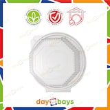 thumbnail of DayBays 200 Stk. Haushaltsbox PP 1000 ml 168x164x84 mm 8 Eckig Salat-Box Alpha mit anhängendem Deckel