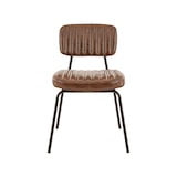 thumbnail of Matelpro - Chaise de brasserie en simili marron vintage Stan (lot de 2) - Marron vintage