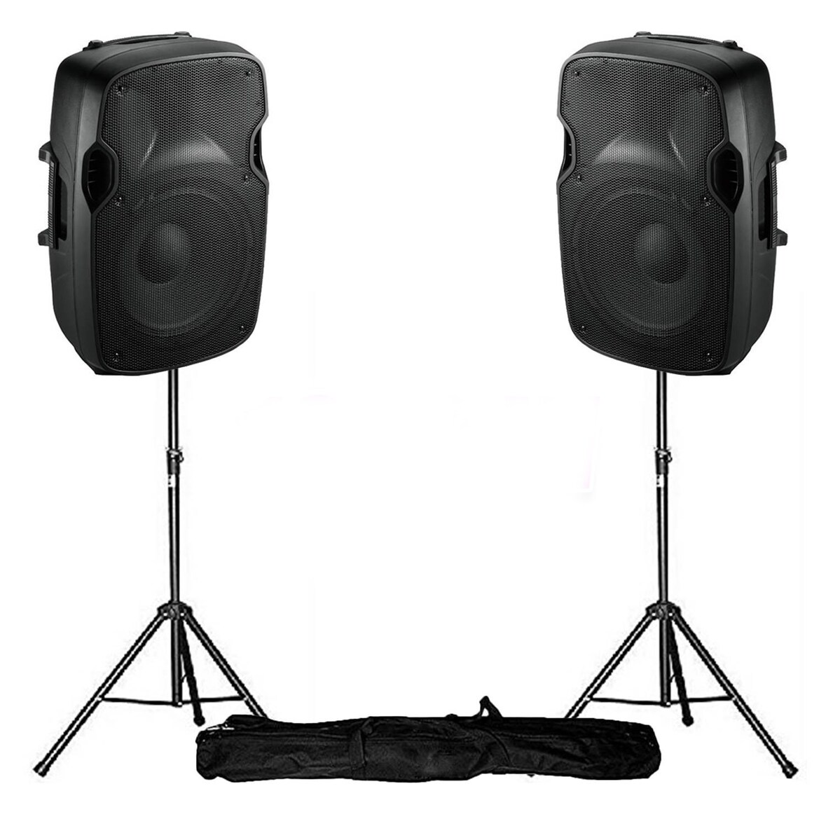 ENCEINTES Dj SONO ACTIVE 12"/30cm - 1000W + Pieds