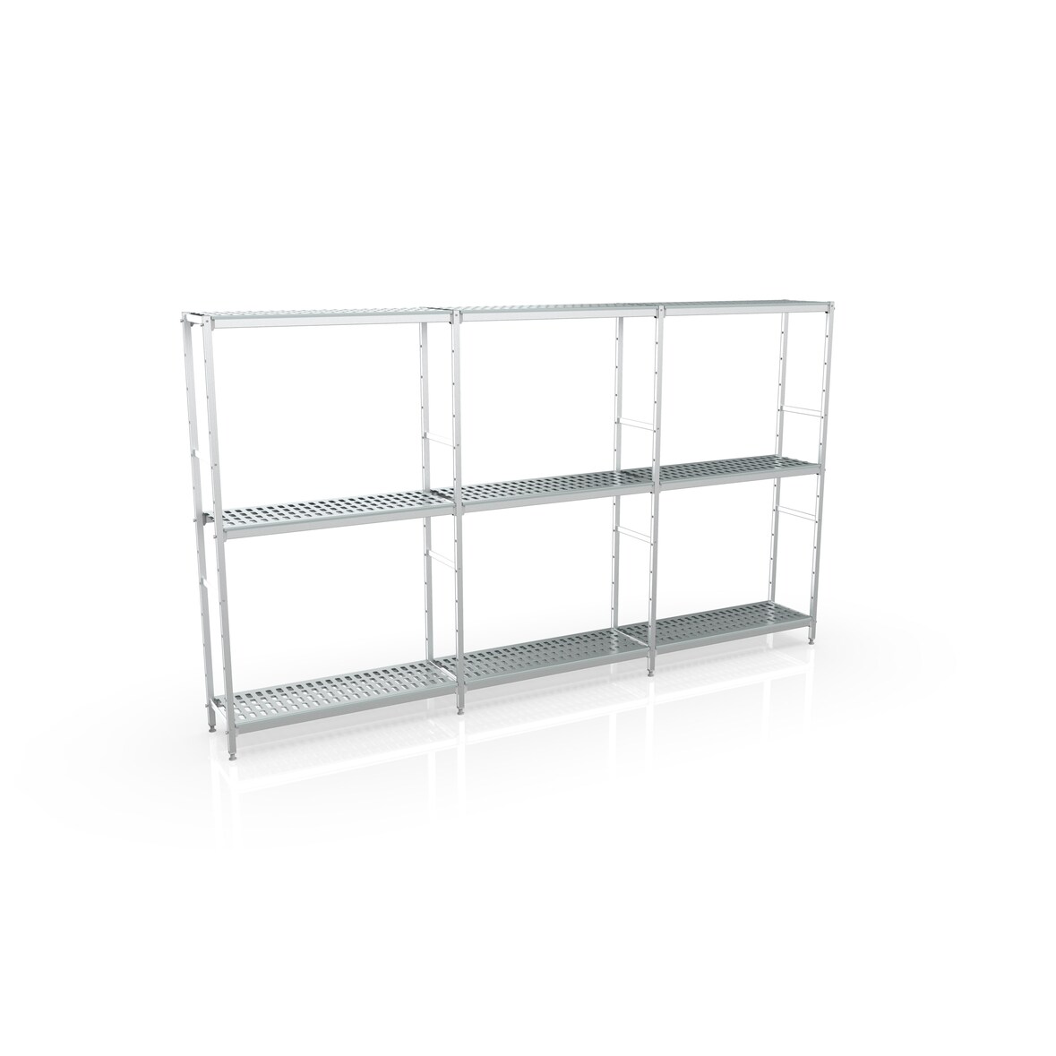 CORECO Rayonnage Lineaire 3960X1370X500 3 Niveaux L454