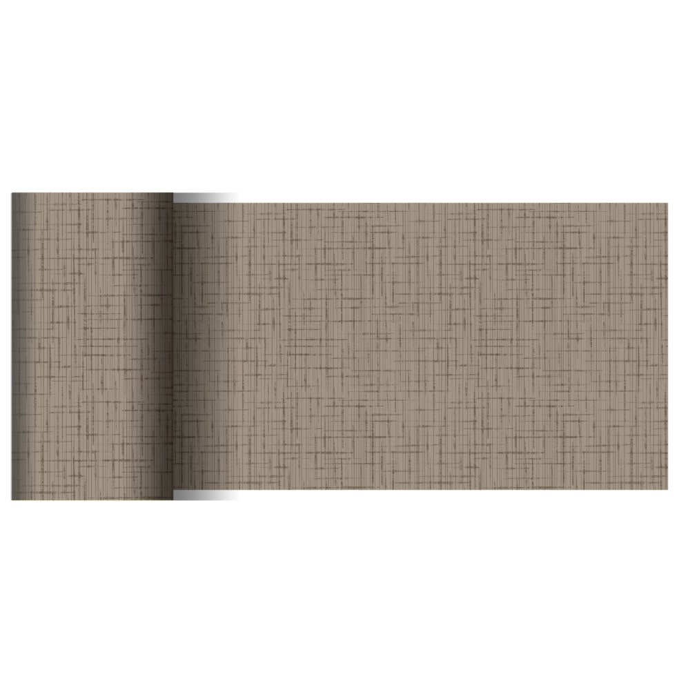 DUNI Tischläufer Linnea greige