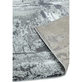 thumbnail of Teppich Velours zeitgenössisch | 200x290cm, 1,1cm Florhöhe, 1,6cm Gesamthöhe | Anthrazit | Schimmernde Details | PARMA-Felino | Kadima Design