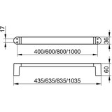 thumbnail of KE Badetuchhalter ELEGANCE 400mm vc