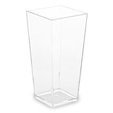 thumbnail of 40x Fingerfood-Becher eckig klar 85 ml PS 4 x 4 x 8,2 cm
