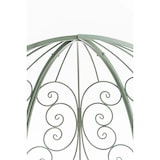 thumbnail of Arche à rosier Rosie en forme de demi pavillon avec banc de jardin Vert antique