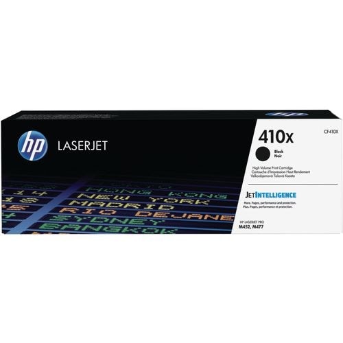 HP toner 410X, 6 500 pagina's, OEM CF410X, zwart
