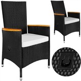 thumbnail of Casaria Poly Rattan Sitzgruppe 8+1 Hochlehner Schwarz