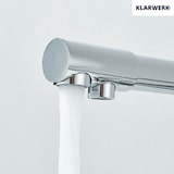 thumbnail of KLARWERK® Felix | 3-Wege Armatur Edelstahl Chrom glänzend | Filter Trinkwasser Wasserhahn Küche | 360° Osmose Mischbatterie U-Auslauf 3 Anschlüsse