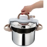 thumbnail of Cocotte Clipso minut'eco respect inox 7,5 l -  750.00 cl Argent / Métallique Rond Acier Inoxydable (inox  Seb 28.00x40.00 cm