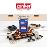 thumbnail of Zenker Black Metallic Pflaumenkuchenblech, Blechkuchen, Kuchen Blech, Backform, Kuchenform, Antihaft Classic, Schwarz, L 42 cm, 6536