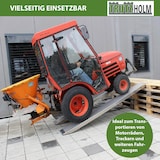 thumbnail of TRUTZHOLM 2 x Auffahrrampen 250 cm Traglast 1000 kg Alu grau gelocht Motorradrampen Verladerampen
