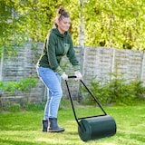 thumbnail of Outsunny Rullo per Prato da 30L di Capacità in Metallo Verde Scuro