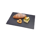 thumbnail of aro Schiefertablett, 30 x 20 x 0.5 cm, rechteckig, schwarz, 2 Stück