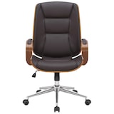 thumbnail of Silla de oficina Yankton Nogal/marrón