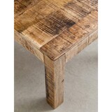 thumbnail of Couchtisch 110 x 60 x 47 cm Massiv-Holz Mango Natur, Landhaus-Stil Wohnzimmertisch Rustikal Kaffeetisch, Massivholztisch