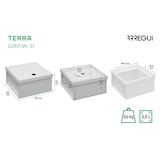 thumbnail of ARREGUI Terra Caja Fuerte Camuflada para Instalación Oculta en el Suelo, Caja de Seguridad Secreta Empotrable en el Suelo, 20x20x10 cm, X L, blanca