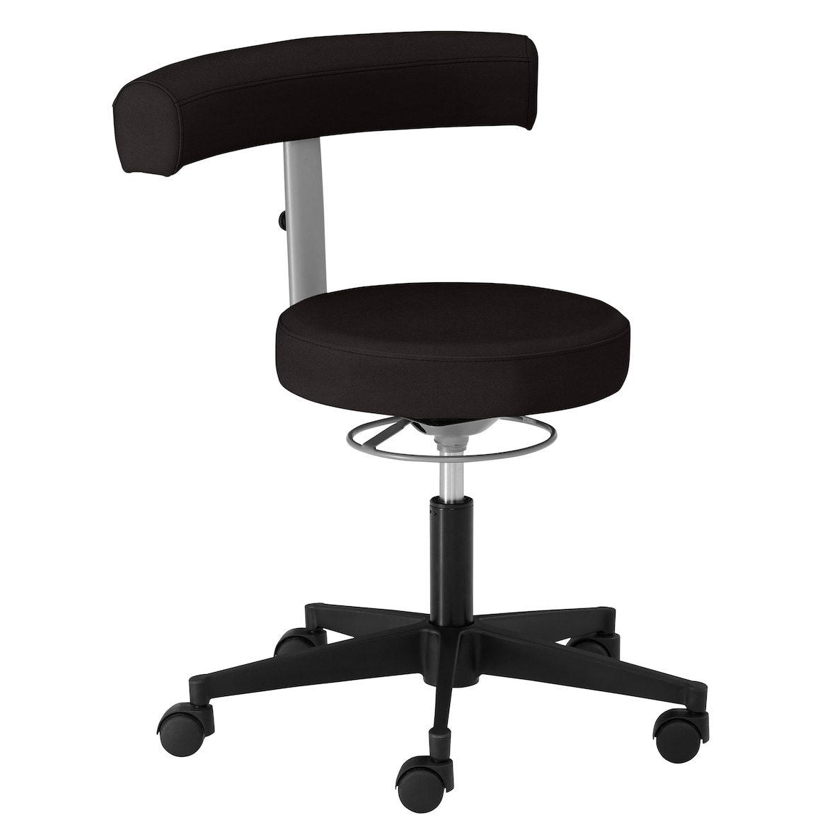 Mayer Sitzmöbel, Funktionsdrehstuhl 1371, Schwarz, 1371_30317