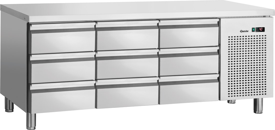 Bartscher Kühltisch S9-100, mit Schubladen, 230 V