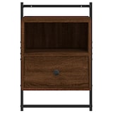 thumbnail of vidaXL Wand-Nachttisch Braun Eiche 40x30x61 cm Holzwerkstoff