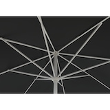 thumbnail of METRO PROFESSIONAL Parasol carré avec pied, aluminium, 3 x 3 m, protection UV50+, hydrofuge, anthracite/platinum