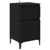thumbnail of vidaXL Nachttisch 2 pcs Schwarz Eichen-Optik 40 x 35 x 70 cm
