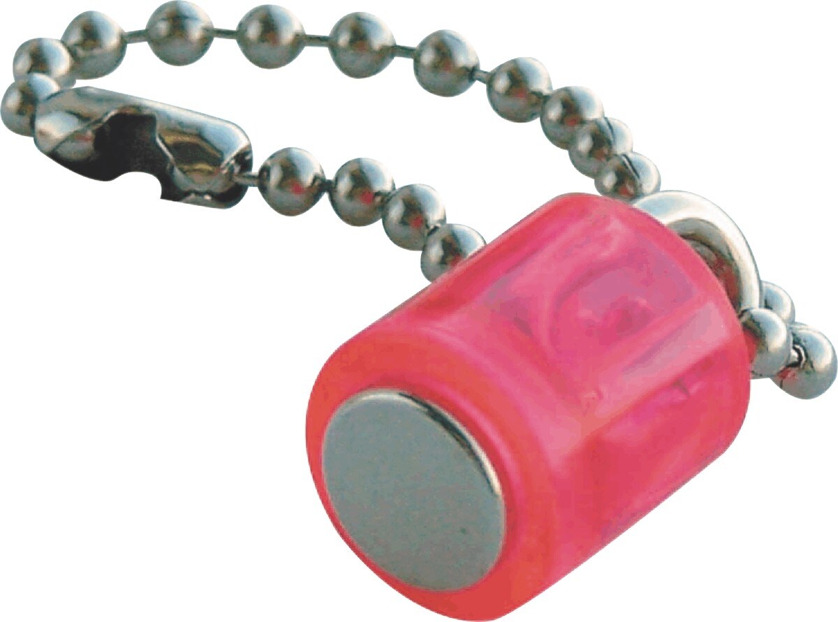 Laurel Magnet Zylinder mit Kette 14x9mm bis 1900g VE=10x3 Stück kristallpink