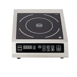 thumbnail of METRO Professional Placa de inducción GIC3035, acero inoxidable/vidrio, 35.6x44x12cm, Ø máximo de 28cm, pantalla LED, rango de temp.: 60-240°C, plata