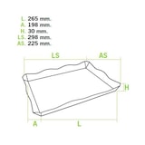 thumbnail of MONOUSO - Kartonnen dienblad Fast Food kraft (200 stuks)