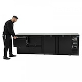 thumbnail of Arrière-bar avec 2 portes et 4 tiroirs série U - 698 litres | Polar - GL456 - 230 V