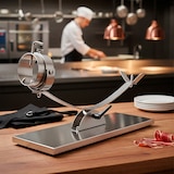 thumbnail of 3 Claveles 01743 - Soporte Jamonero Basculante en Acero Inoxidable y Cabezal Giratorio