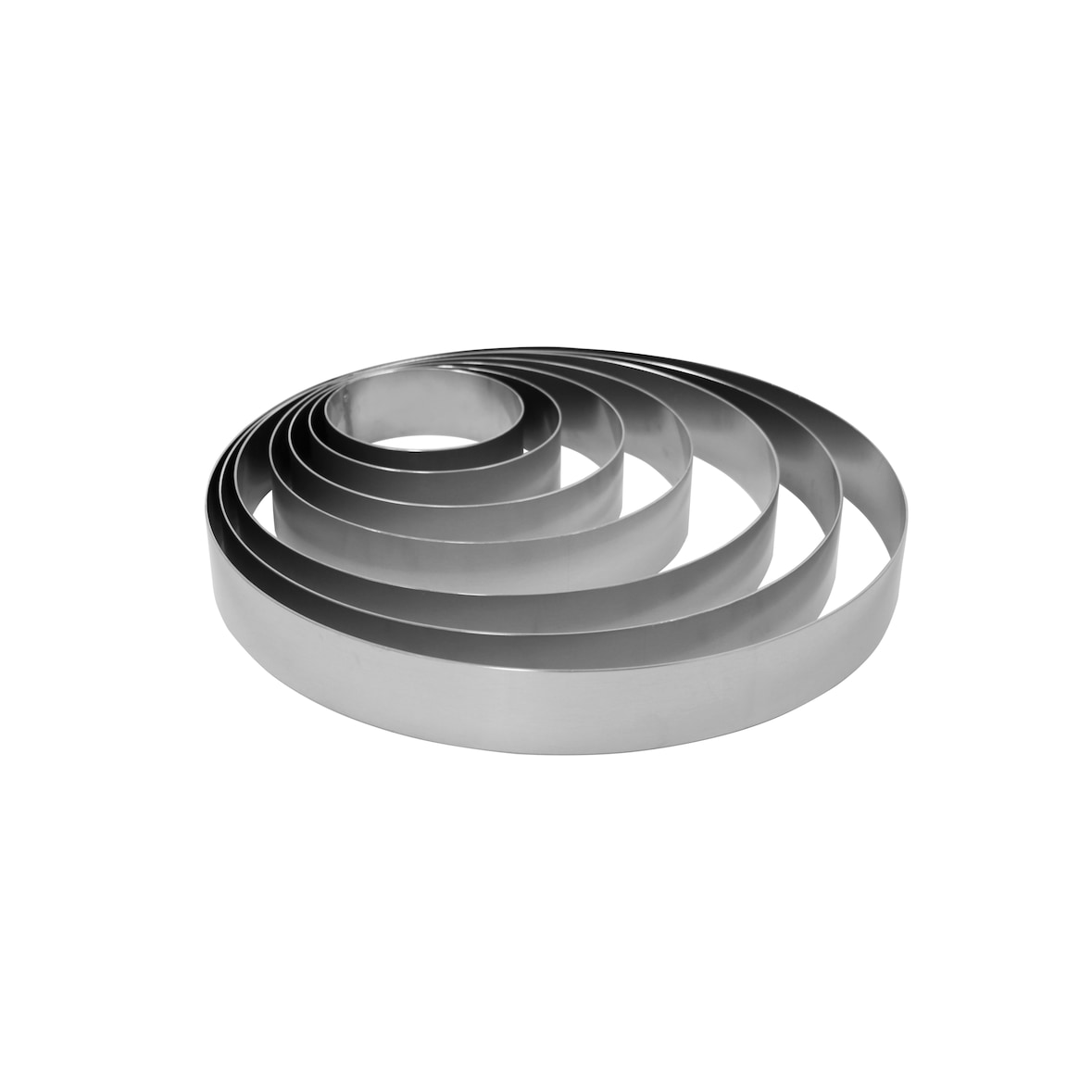 Schneider - Tortenring-Set, Aluminium, 7-tlg., Höhe: 60 mm