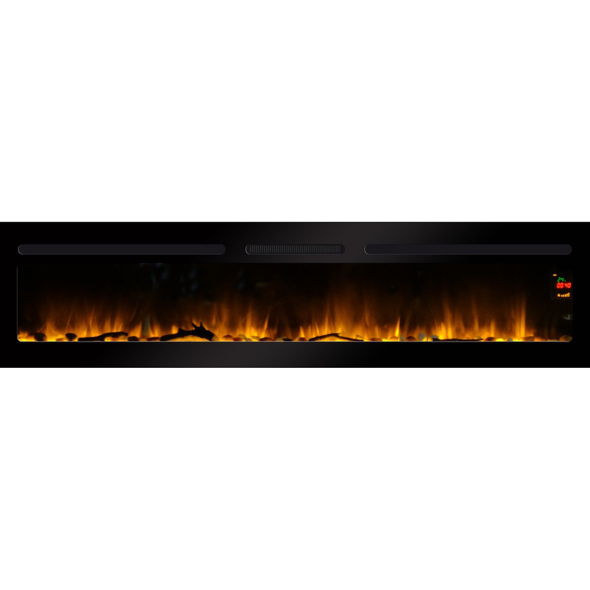 Chemin'Arte Lareira Elétrica Embutida Élysée 5XL 180 cm com efeito de chamas LED - 150