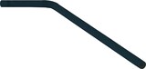 thumbnail of Paille papier cuillère noire Ø 8 mm x 200 mm smoothie -  granité et glace à emporter – lot de 3500