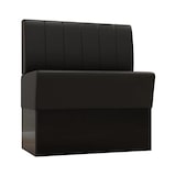 thumbnail of Gastro Sitzbank Hoch | gestreift | 120 cm breit | schwarz | Gastro Hochbank | Polsterbank