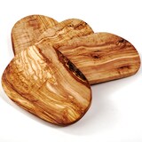 thumbnail of 4er Set Brotzeitbrett aus Olivenholz im Naturschnitt 60 cm