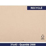 thumbnail of Mantel Reciclado Natural 31x43cm 500 unidades Garcia de Pou