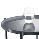 thumbnail of tectake Table d’appoint OXFORD - gris foncé - 404196