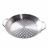 thumbnail of CHEFGASTRO BBQ Geflügelhalter Hähnchenbräter Gemüsekorb Edelstahl 3-teilig | Ø 30cm