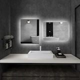 thumbnail of kleankin Specchio Bagno con LED Regolabili e Antiappannamento 70x50cm