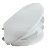 thumbnail of ROSSIGNOL Abattant WC déclipsable antibactérien silencieux DUPLEX blanc