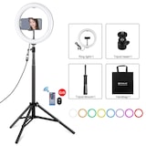 thumbnail of Achetez Ring Light LED 26cm Avec Trépied 1.65m Et Télécommande Pour Vlog YONIS