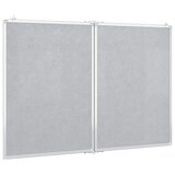 thumbnail of vidaXL Whiteboard magnetisch inklapbaar 120x80x1,7 cm aluminium
