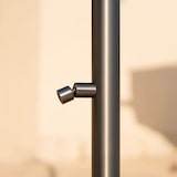 thumbnail of Chuveiro Exterior QUARTU Aço Inoxidável 316L e Lavador de Pés H 228,9 cm Inox Gunmetal