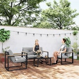 thumbnail of Outsunny-Gartenmöbel Set-114L x 70B x 67H cm-Hellgrau
